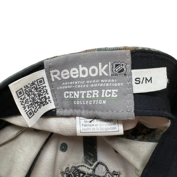 Pittsburgh Penguins Reebok Military Digital Camo Camouflage Fitted Hat Cap 7 3/8 - Picture 8 of 9